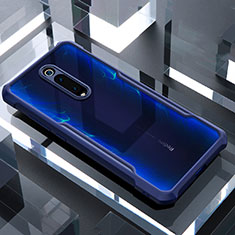 Carcasa Bumper Funda Silicona Transparente Espejo para Xiaomi Mi 9T Azul