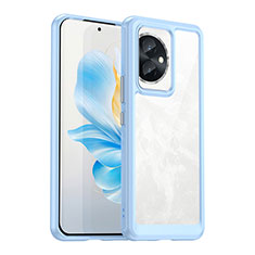 Carcasa Bumper Funda Silicona Transparente J01S para Huawei Honor 100 5G Azul Claro
