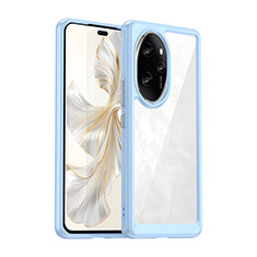 Carcasa Bumper Funda Silicona Transparente J01S para Huawei Honor 100 Pro 5G Azul Claro
