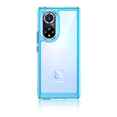 Carcasa Bumper Funda Silicona Transparente J01S para Huawei Honor 50 5G Azul