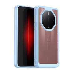 Carcasa Bumper Funda Silicona Transparente J01S para Huawei Mate 60 RS Ultimate Azul