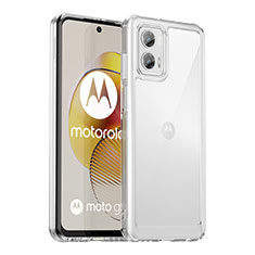 Carcasa Bumper Funda Silicona Transparente J01S para Motorola Moto G73 5G Claro