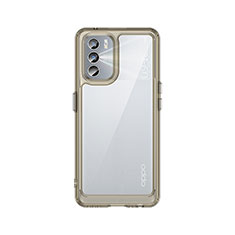 Carcasa Bumper Funda Silicona Transparente J01S para Oppo K9 Pro 5G Gris