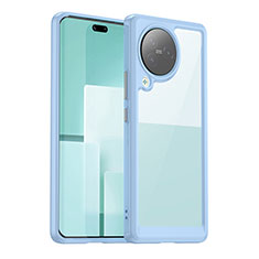 Carcasa Bumper Funda Silicona Transparente J01S para Xiaomi Civi 3 5G Azul Claro