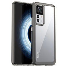 Carcasa Bumper Funda Silicona Transparente J01S para Xiaomi Mi 12T 5G Gris