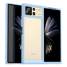 Carcasa Bumper Funda Silicona Transparente J01S para Xiaomi Mix Fold 2 5G Azul