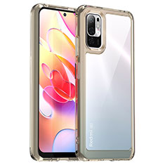 Carcasa Bumper Funda Silicona Transparente J01S para Xiaomi POCO M3 Pro 5G Gris