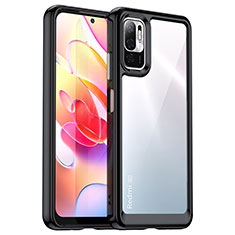 Carcasa Bumper Funda Silicona Transparente J01S para Xiaomi Redmi Note 11 SE 5G Negro