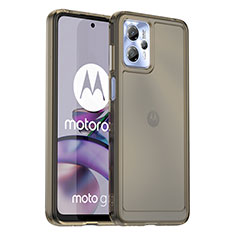 Carcasa Bumper Funda Silicona Transparente J02S para Motorola Moto G13 Gris