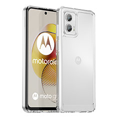 Carcasa Bumper Funda Silicona Transparente J02S para Motorola Moto G73 5G Claro