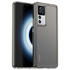 Carcasa Bumper Funda Silicona Transparente J02S para Xiaomi Mi 12T Pro 5G Gris