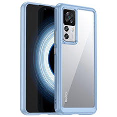 Carcasa Bumper Funda Silicona Transparente J04S para Xiaomi Mi 12T 5G Azul