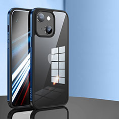 Carcasa Bumper Funda Silicona Transparente LD1 para Apple iPhone 13 Azul