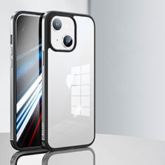 Carcasa Bumper Funda Silicona Transparente LD1 para Apple iPhone 13 Plata