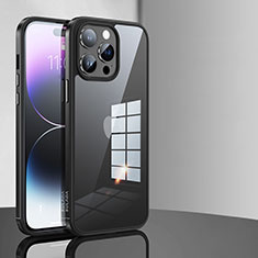 Carcasa Bumper Funda Silicona Transparente LD1 para Apple iPhone 13 Pro Negro
