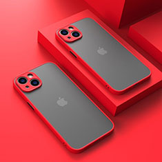 Carcasa Bumper Funda Silicona Transparente LS1 para Apple iPhone 14 Plus Rojo