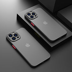 Carcasa Bumper Funda Silicona Transparente LS1 para Apple iPhone 14 Pro Max Negro