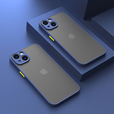Carcasa Bumper Funda Silicona Transparente LS1 para Apple iPhone 15 Azul