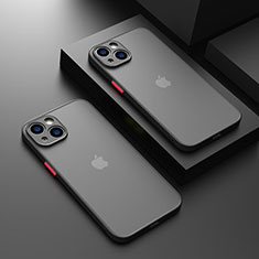 Carcasa Bumper Funda Silicona Transparente LS1 para Apple iPhone 15 Plus Negro