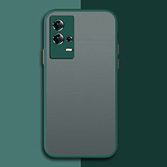 Carcasa Bumper Funda Silicona Transparente M01 para Vivo iQOO 8 Pro 5G Verde