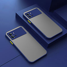 Carcasa Bumper Funda Silicona Transparente M01 para Vivo iQOO 9 5G Azul