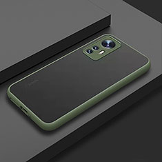 Carcasa Bumper Funda Silicona Transparente M02 para Xiaomi Mi 12 5G Menta Verde