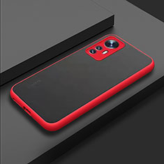 Carcasa Bumper Funda Silicona Transparente M02 para Xiaomi Mi 12 5G Rojo