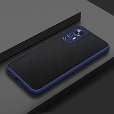 Carcasa Bumper Funda Silicona Transparente M02 para Xiaomi Mi 12 Pro 5G Azul