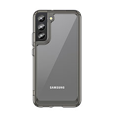 Carcasa Bumper Funda Silicona Transparente M03 para Samsung Galaxy S21 FE 5G Gris