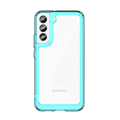 Carcasa Bumper Funda Silicona Transparente M03 para Samsung Galaxy S21 Plus 5G Cian