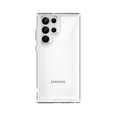 Carcasa Bumper Funda Silicona Transparente M03 para Samsung Galaxy S21 Ultra 5G Claro