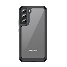 Carcasa Bumper Funda Silicona Transparente M03 para Samsung Galaxy S22 5G Negro