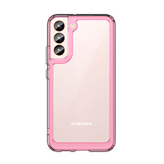 Carcasa Bumper Funda Silicona Transparente M03 para Samsung Galaxy S23 Plus 5G Oro Rosa