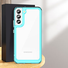 Carcasa Bumper Funda Silicona Transparente M03 para Samsung Galaxy S24 5G Cian