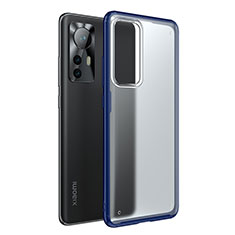 Carcasa Bumper Funda Silicona Transparente M05 para Xiaomi Mi 12 5G Azul