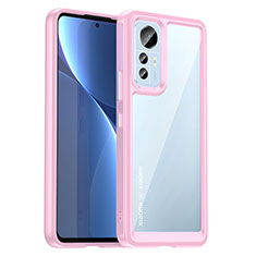 Carcasa Bumper Funda Silicona Transparente M06 para Xiaomi Mi 12 5G Rosa