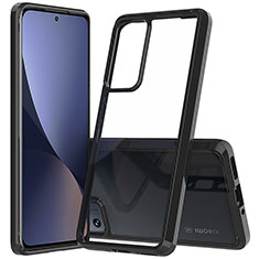 Carcasa Bumper Funda Silicona Transparente M07 para Xiaomi Mi 12S Pro 5G Negro