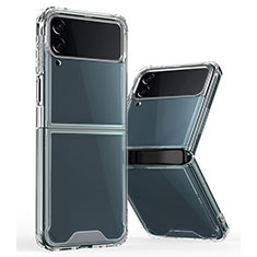 Carcasa Bumper Funda Silicona Transparente P01 para Samsung Galaxy Z Flip3 5G Claro