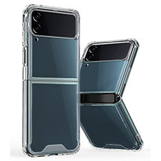 Carcasa Bumper Funda Silicona Transparente P01 para Samsung Galaxy Z Flip4 5G Claro