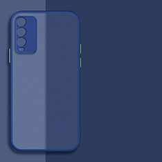Carcasa Bumper Funda Silicona Transparente P01 para Xiaomi Redmi 9T 4G Azul