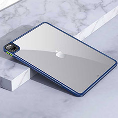 Carcasa Bumper Funda Silicona Transparente para Apple iPad Pro 11 (2020) Azul