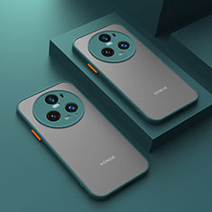 Carcasa Bumper Funda Silicona Transparente para Huawei Honor Magic5 Pro 5G Verde Noche