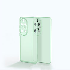 Carcasa Bumper Funda Silicona Transparente para Huawei P50 Pro Verde