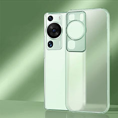 Carcasa Bumper Funda Silicona Transparente para Huawei P60 Pro Menta Verde