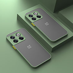 Carcasa Bumper Funda Silicona Transparente para OnePlus 12R 5G Menta Verde