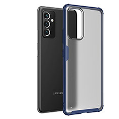 Carcasa Bumper Funda Silicona Transparente para Samsung Galaxy A24 4G Azul