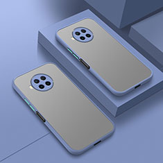 Carcasa Bumper Funda Silicona Transparente para Xiaomi Mi 10i 5G Gris Lavanda