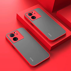 Carcasa Bumper Funda Silicona Transparente para Xiaomi Mi 13T 5G Rojo