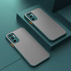 Carcasa Bumper Funda Silicona Transparente para Xiaomi Redmi Note 11 SE 5G Verde Noche