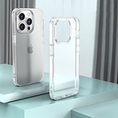 Carcasa Bumper Funda Silicona Transparente QC1 para Apple iPhone 14 Pro Max Claro